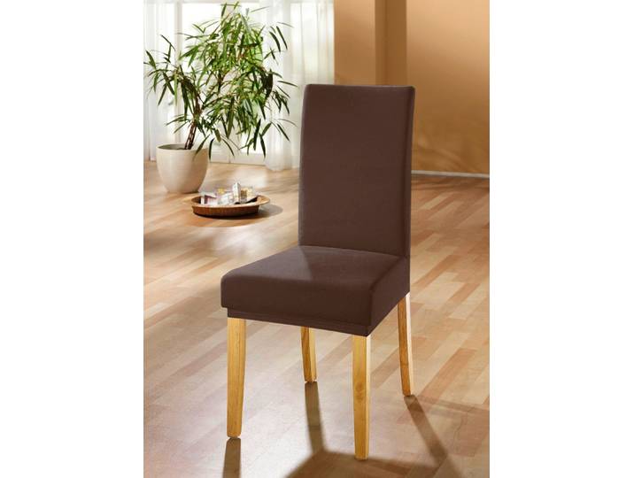 Stuhlbezüge für alle gängigen Stuhlformen, Braun, Größe 106 (Stuhlbezug)