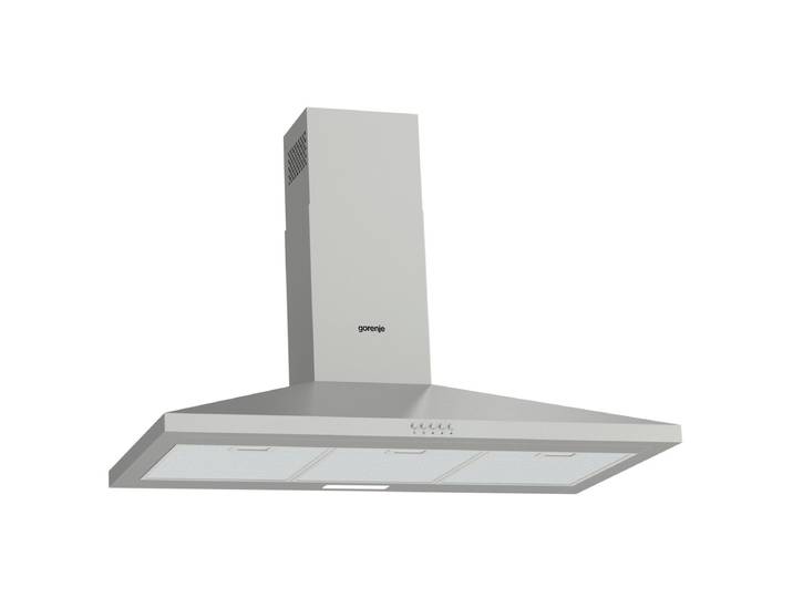 GORENJE Kaminhaube WHC929E4X-DE , Energieeffizienz: B, silber (edelstahl), B:90cm H:16,6cm T:49cm, Dunstabzugshauben, max. Luftleistung 450m³/h, Kaminhaube