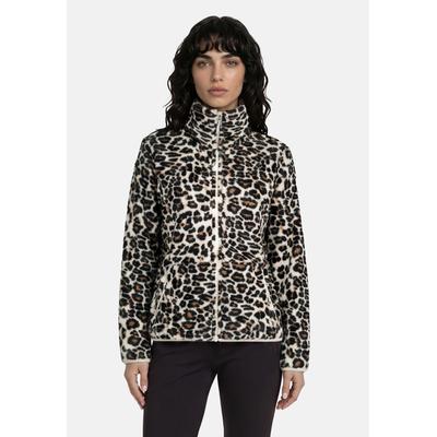 Fleecejacke ICEPEAK "Icepeak Fleece Pulteney", Damen, Gr. XL, braun (beige), Stoff, 100% Polyester, normal, Jacken Fleecejacke