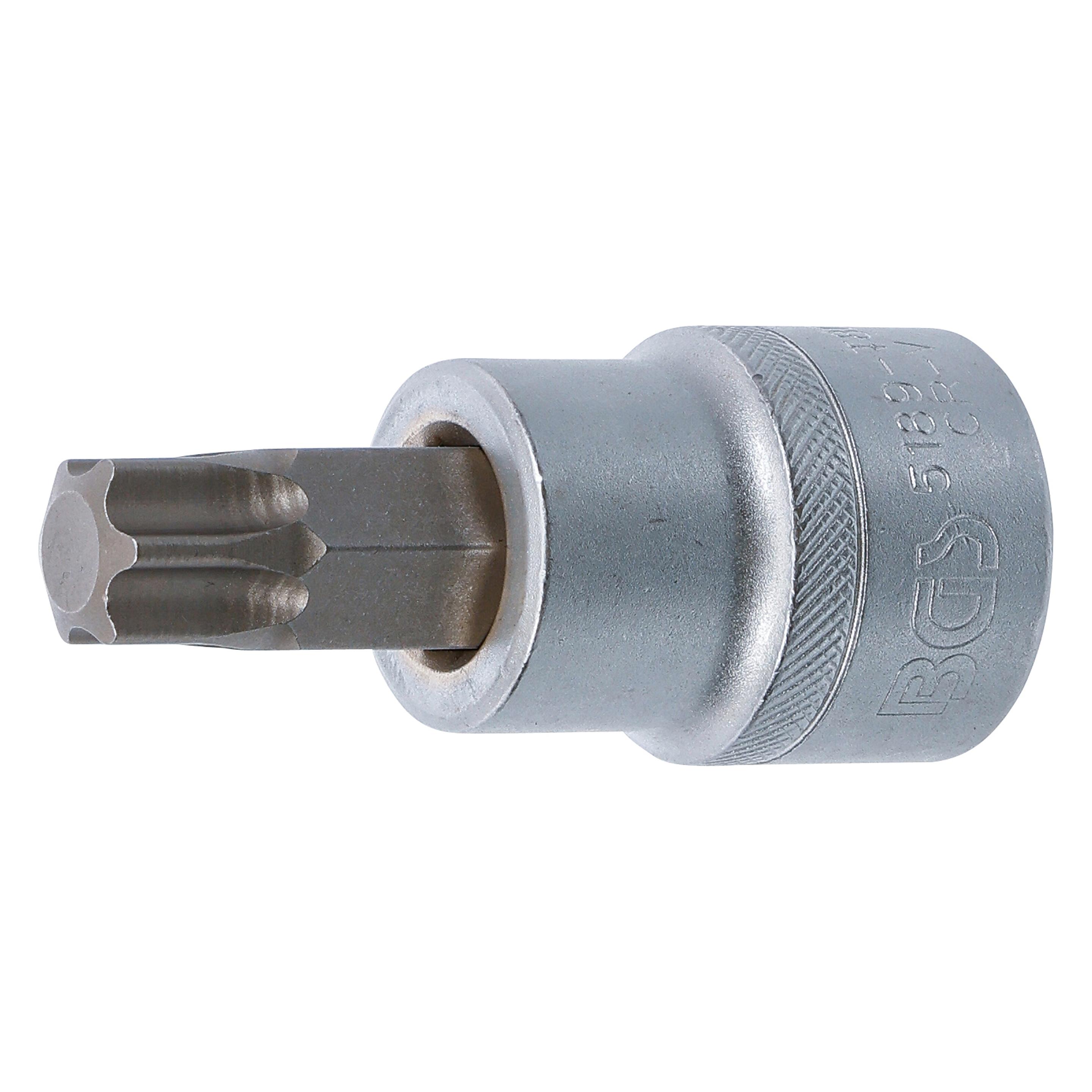 BGS Bit-Einsatz Antrieb Innenvierkant 20 mm (3/4") T-Profil (für Torx) T80 (Innenvierkant) (5189-T80)