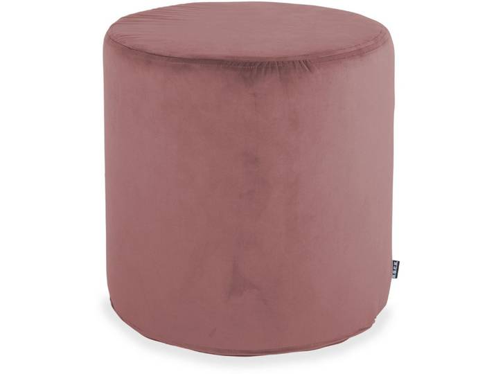 H.O.C.K. Sitzhocker H.O.C.K. Nobile Samt Hocker rund Pouf ø45x45cm salmon, Hocker, Barhocker & Sitzhocker, Pouf, Badhocker, Wohnzimmer Hocker