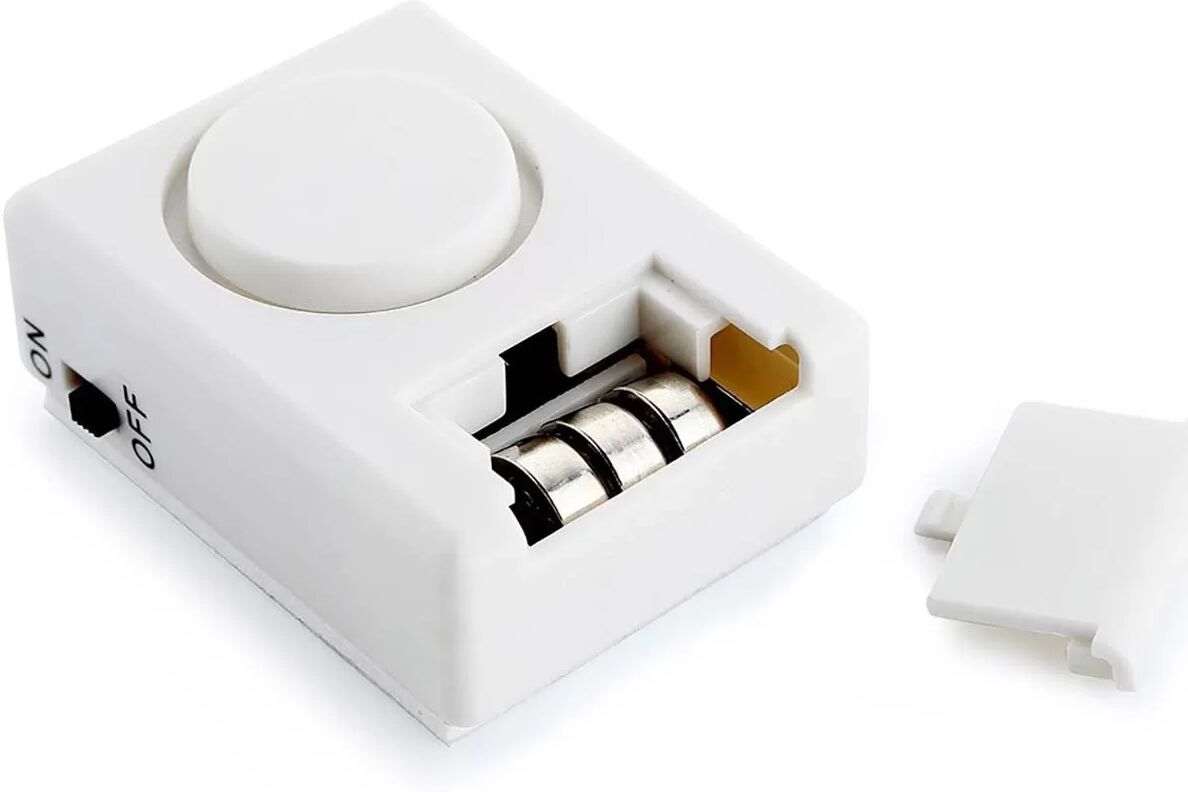 INF Mini Alarme Magnétique de Porte - Système de Sécurité Antivol Puissant 125dB