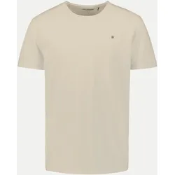 T-Shirt mit Slub-Struktur Beige L