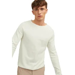 Jack & Jones Strickpullover in Cremeweiß mit Rundhals-XXL