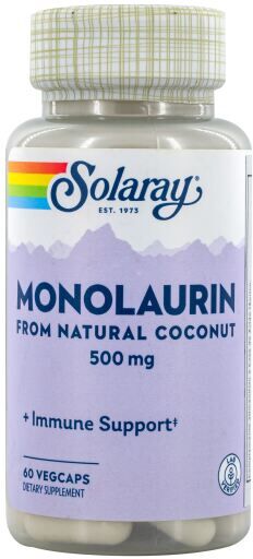 Solaray Monolaurin 500 mg 60 Capsules