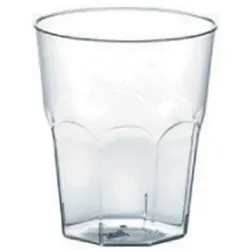 Gold Plast 50 Mehrweg Schnapsgläser Likörglas Schnaps Becher transparent 20 -40 ml 4cl Wiederverwendbar Kunststoff Shot
