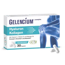 Gelencium Hyaluron Kollagen Hochdos.vitamin C Kps. 30 St