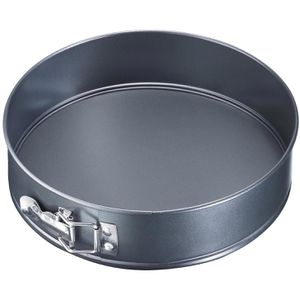 Westmark Backform Back Klassiker, mit Flachboden, aus Stahl, Ø 26 cm, anthrazit, antihaftbeschichtet, Springform