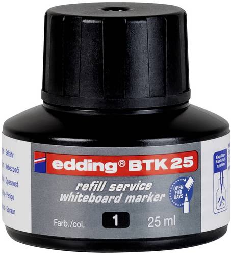 Edding Nachfülltinte Marker BTK25 Schwarz 25 St. 4-BTK25001