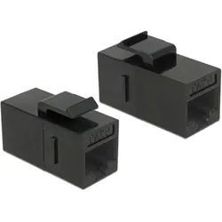 Delock Keystone Module RJ45 jack > RJ45 jack Cat.6 UTP (Keystone Modul), Zubehör Netzwerk