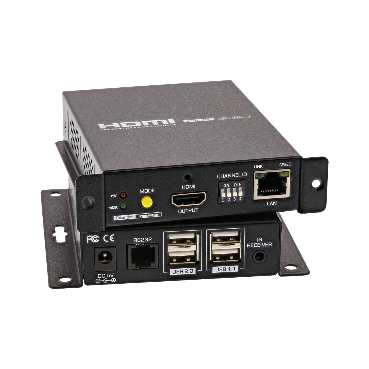 InLine HDMI USB KVM über IP Extender, Verlängerung über UTP, 4K bis 100m