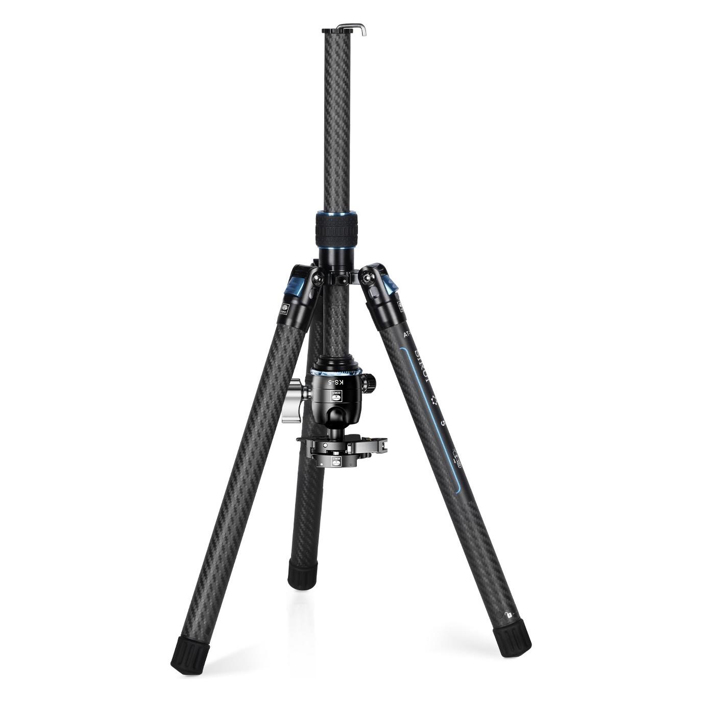 Sirui Lightweight Traveller Tripod AT125+KS-5 (SI-AT125+KS5) (Carbon, Metall) (SI-AT125+KS5)