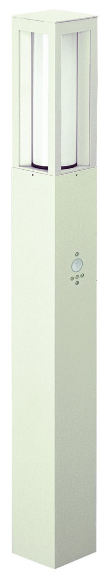 Albert Buitenlamp met sensor staand Oblong wit