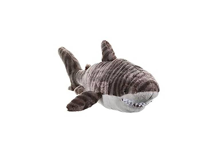 Wild Republic 20746 Republic pluche tijgerhaai, knuffeldier, knuffeldier, 30 cm