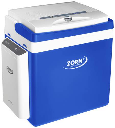 ZORN Cooler Z 26 LNE 7,8 Ah Akku-Kühlbox EEK: E (A - G) Thermoelektrisch 12 V, 230 V DC/AC Blau-Weiß 25 l max. 17°C unter Umgebungstemperatur