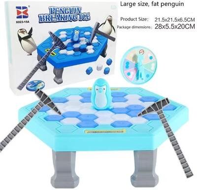 Inspire Curations Save The Penguin Ice Break Table Game Family Puzzle Challenge With Spinner large B