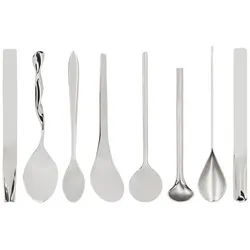 Alessi Espressolöffel, Besteck, Silber