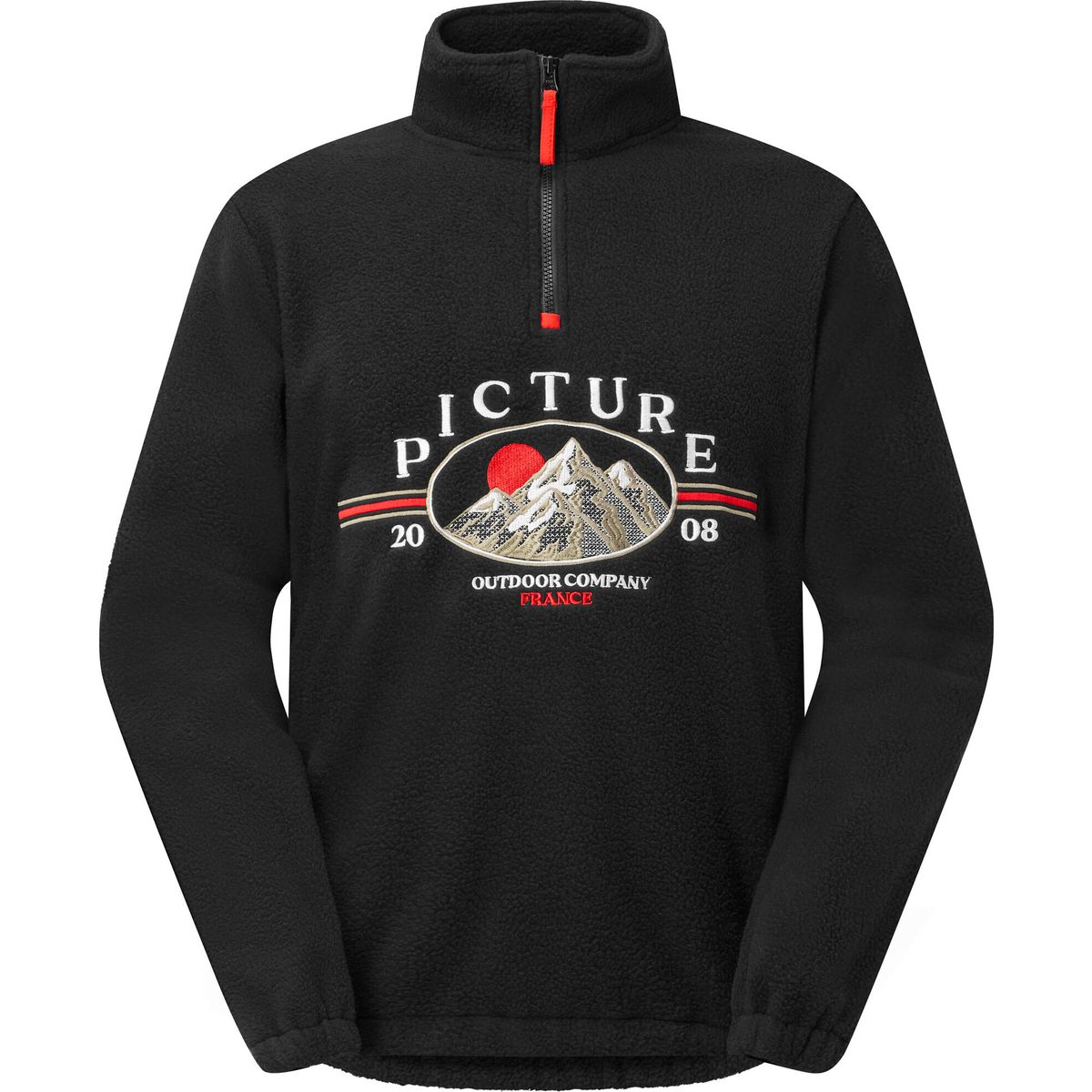 Picture Gamvik Fleece Crew (A) L MSW0520ABlackL