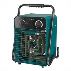 Emerio Power-Heizlüfter FH-105537.4 – 50 m2 – Bauheizer - Werkstattheizung – einstellbarer Thermostat - IP24 – 5000W – 400V – Überhitzungsschutz