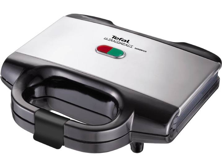 Tefal Ultracompact SM1552 - Tosti-apparaat - Compact Design - Anti-aanbaklaag - Veilig in gebruik - 700W - RVS