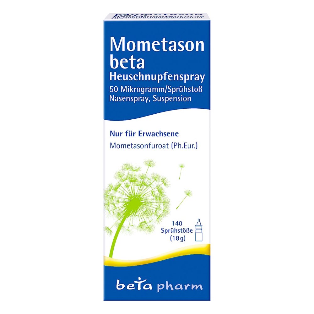 betapharm Arzneimittel GmbH Mometason beta Heuschnupfenspray 50[my]g/sp.140 Sp 14374141