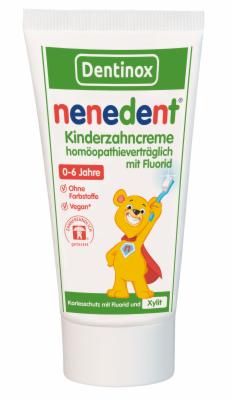 Dentinox Gesellschaft für pharmazeutische Präparate NENEDENT Kinderzahncreme homöop.Vertr.m.Fluor. 50 ml 07275935
