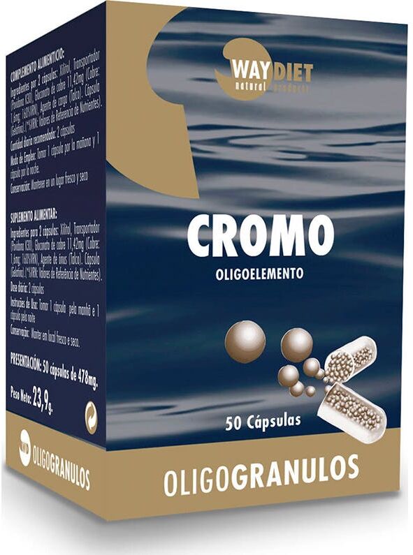 Waydiet Natural Waydiet Cromo Oligo Gránulos 50 caps