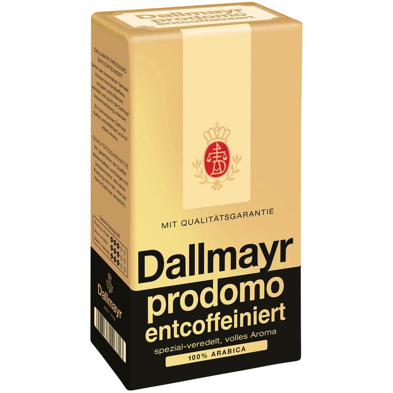 Dallmayr prodomo entkoffeiniert Kaffee gemahlen 500,0 g 10000129