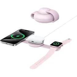 ANKER Nano 3-in-1 Kabelloses Ladegerät Apple, Rosa
