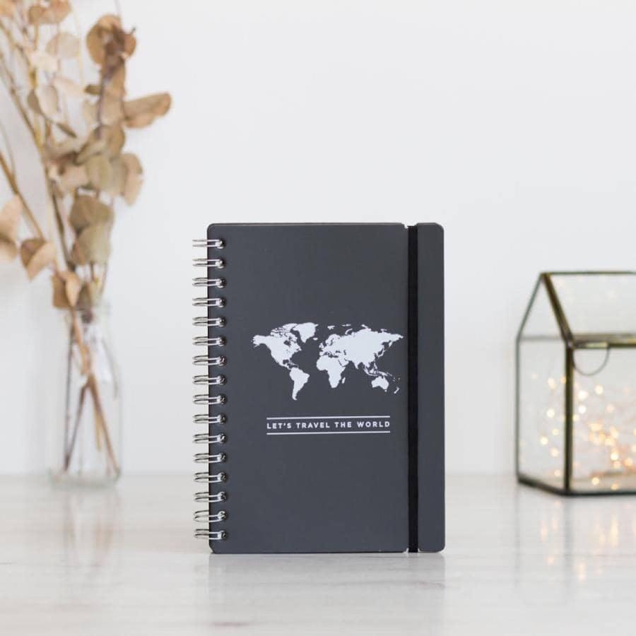Carnet de notes - gris - 15,3 x 21,5 cm   Miss Wood