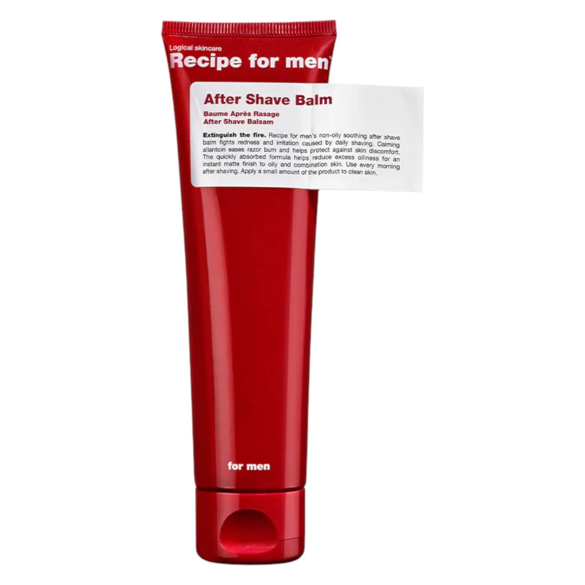 Recipe for men Aftershave Balsam gegen Rasurbrand (Aftershave Balsam, 100 ml) (10903)