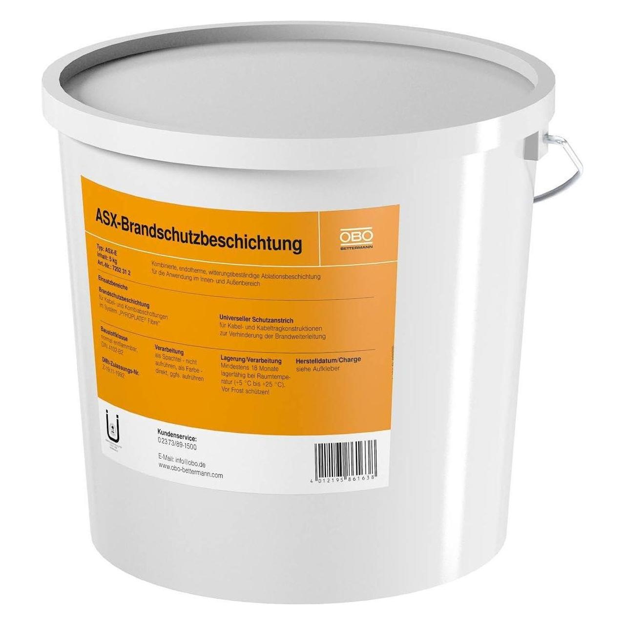 OBO Bettermann ASX-E Ablationsbeschichtung im Eimer 5kg 7202312 (7202312)