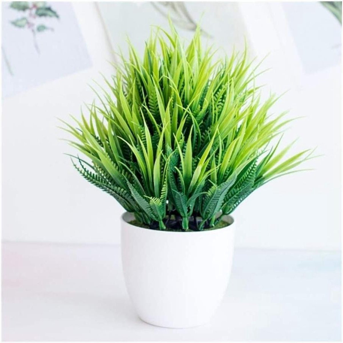 Kunstplant Bonsai Nepgras Potplant Groen