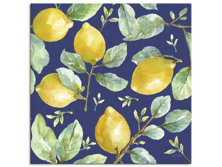 Wandbild ARTLAND Le Citron Pattern IB , bunt (farbe bild(er): farbig), B:50cm H:50cm, Bilder, Wandbild, als Alubild, Leinwandbild, Poster, Wandaufkleber in verschied. Grössen