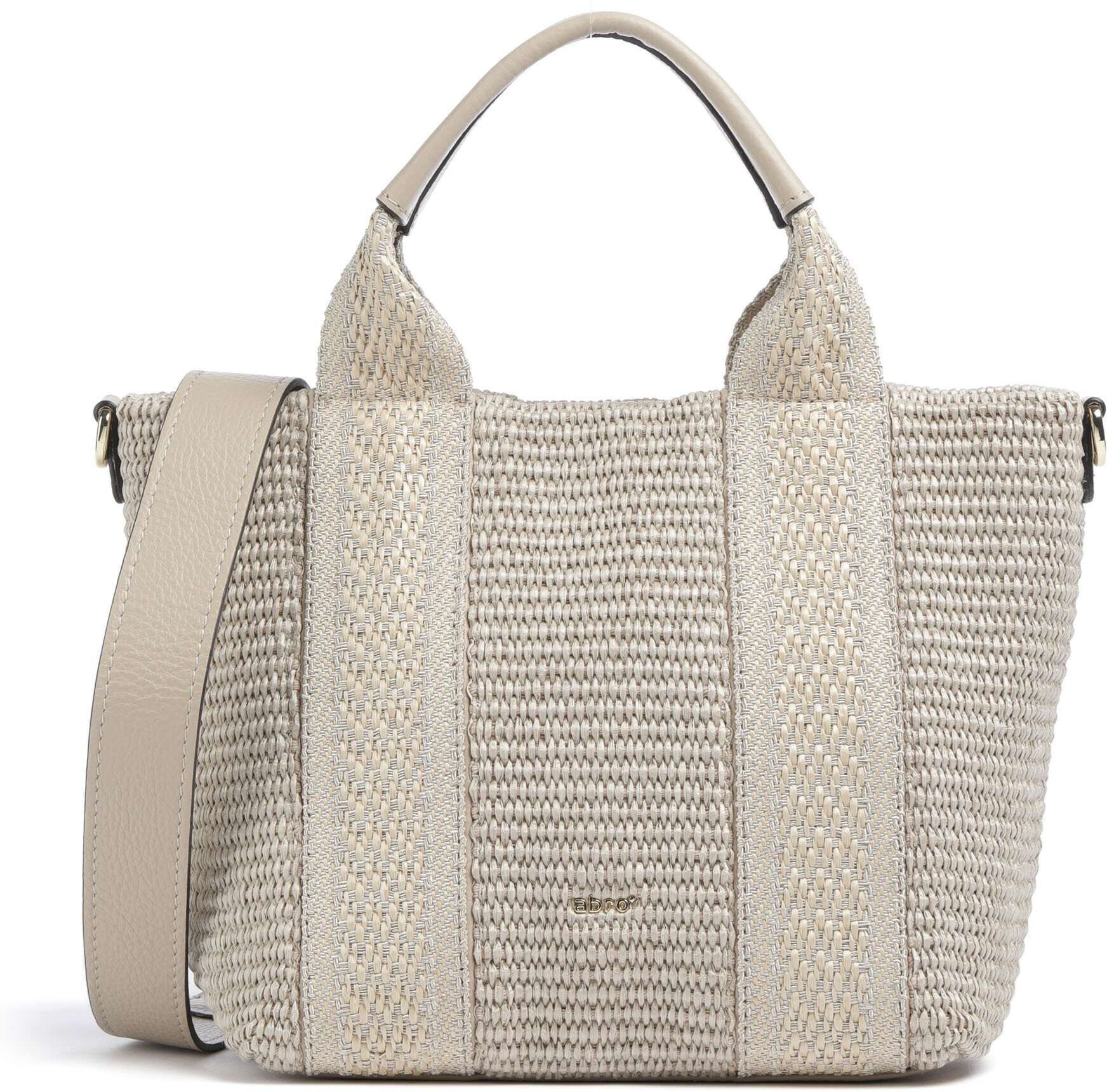 Abro Raffia Kaia Handtasche, beige