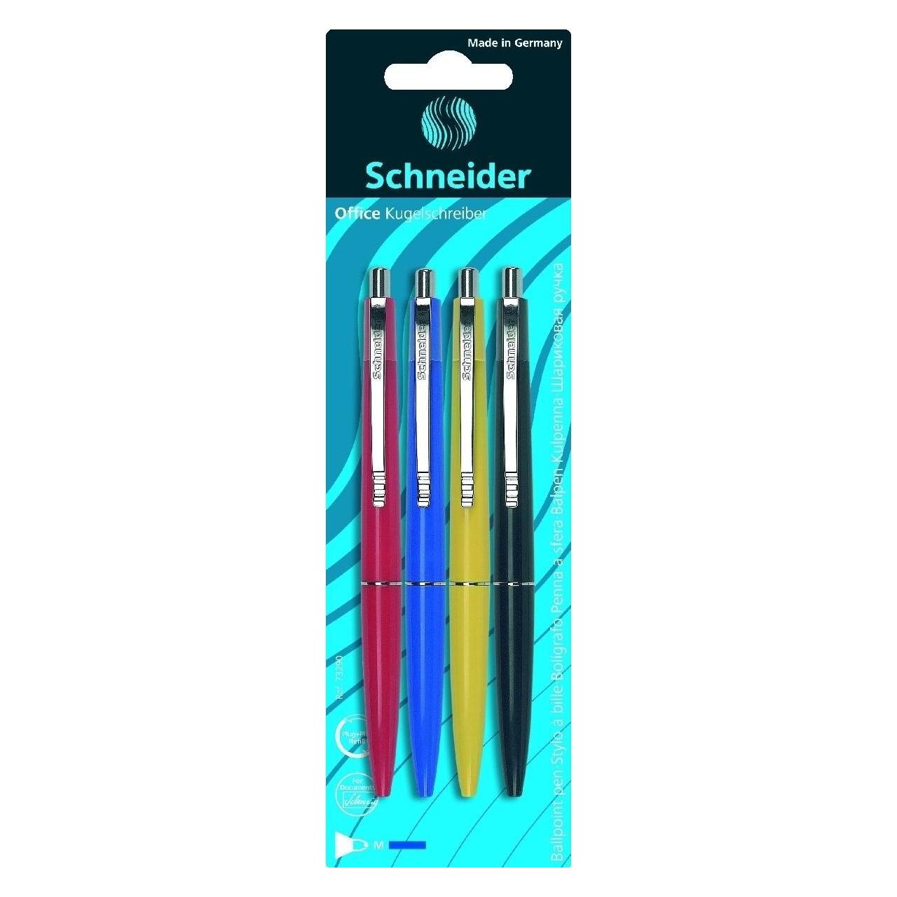 Schneider Kugelschreiber Office 4ST sortiert (4x) (73290)