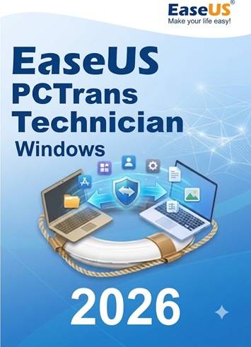 EaseUS PCTrans Technician 2026 Lifetime activation Key for Windows Global