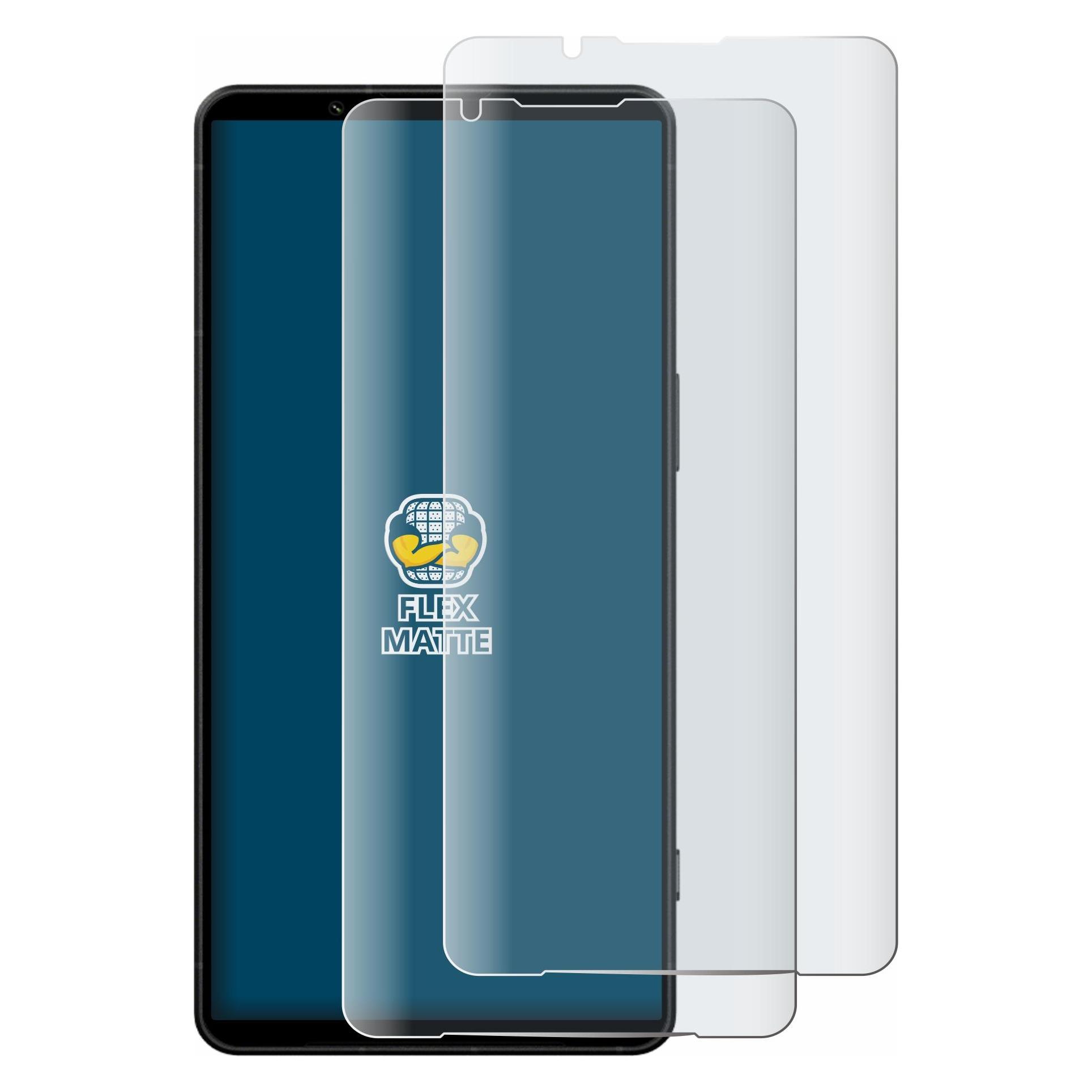 Brotect Fullscreen für Sony Xperia 1 VIII Schutzfolie Displayschutz Folie Matt Entspiegelungsfolie (2 Stk., Sony Xperia 1 VII) (5663375)