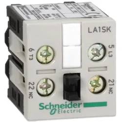 Schneider Electric LA1SK11 Hilfsschalterblock, 1S+1Ö, Schraubanschluss