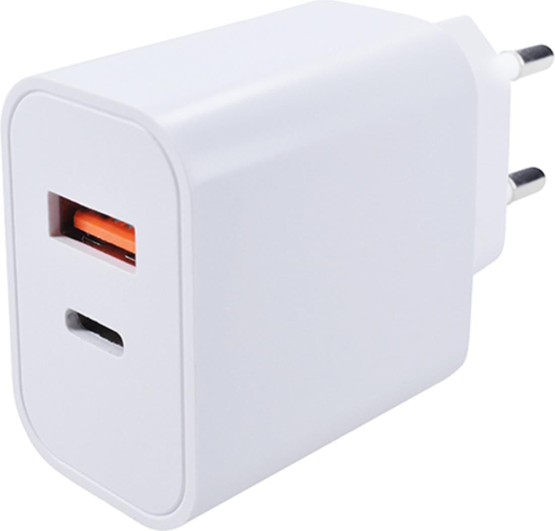 Solight USB A+C 20W snellader universele voedingsadapter
