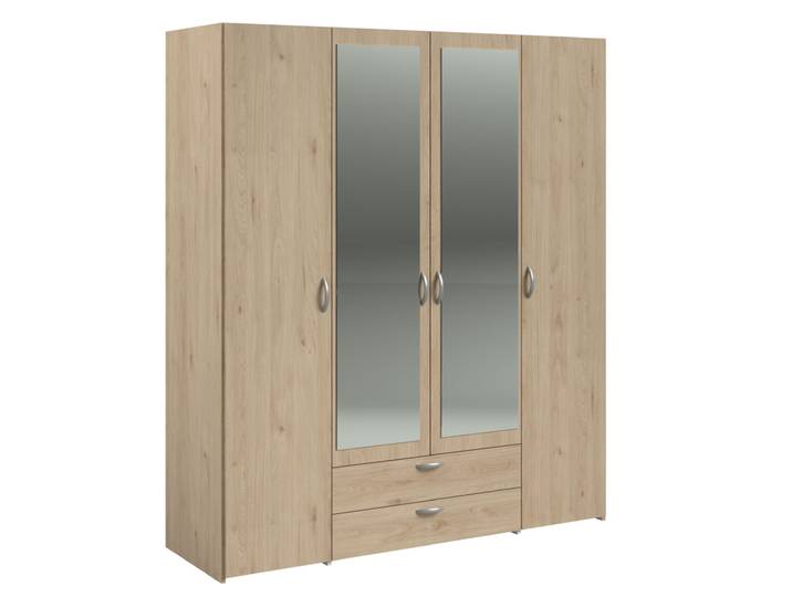 Kinder-Drehtürenschrank DAILY 13 braun