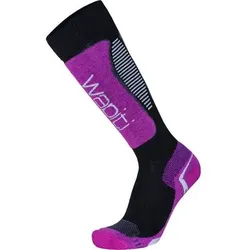 WAPITI Ski W06 Merino Comfort - Skisocken, Größe 39-41 in Schwarz Schwarz