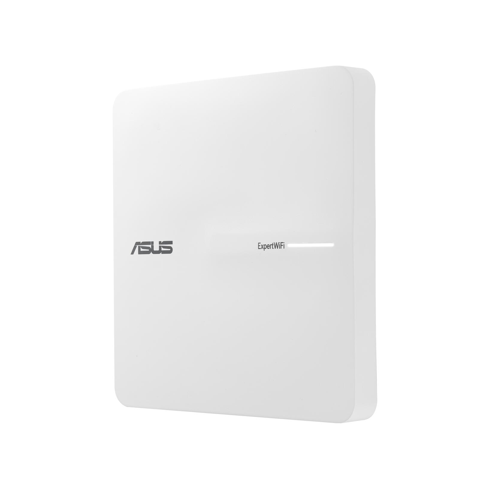 ASUS EBA63 Expert Wifi AX3000 Dual-band PoE Access Point (bis zu 5 SSIDs und VLAN, selbstdefiniertes Netzwerk, unterstützt PoE & PoE+, einfache Management App, AiMesh kompatibel) 90IG0880-MO3C00
