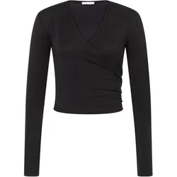 Mandala, Damen, Funktionsshirt, Wrap (M), Schwarz, M