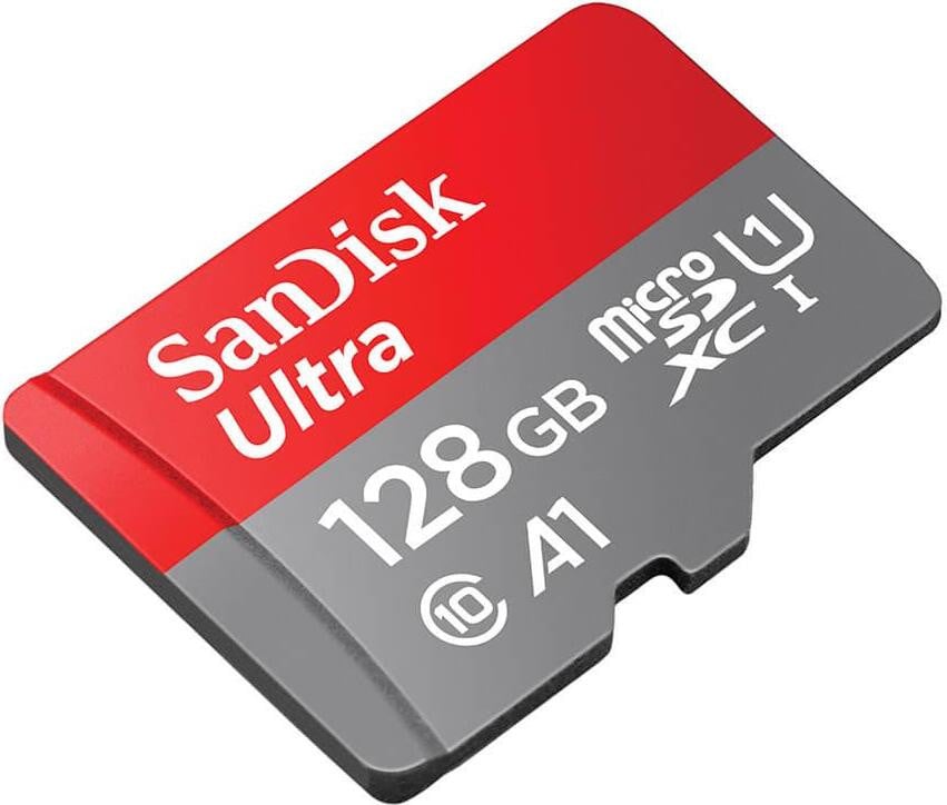 SanDisk Ultra MicroSDXC-kaart 128GB met adapter 120MB/s