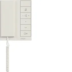 Hager Innens. aud. IP Hörer intercom speak, ws