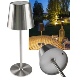ChiliTec LED Akku-Tischleuchte "Foco Tenda" 2900K, IP44, Touchschalter, 30cm