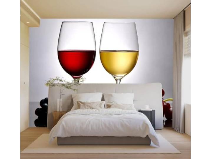 XLMING 3D Tapeten Schlichtes Dreidimensionales Weinglas Traube Luxuriöse Seide Deko Aufkleber Geeignet für Restaurants Sofas Wohnzimmer Schlafzimmer Sowie alle Wände Wandbilder-430cm×300cm