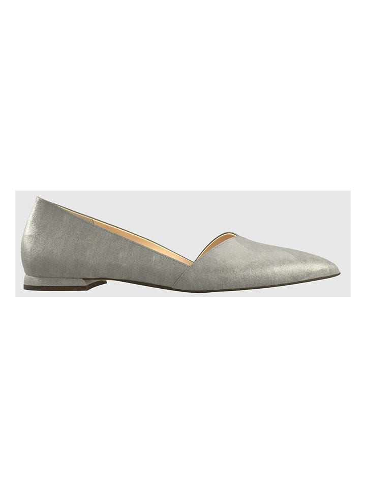 Högl Leder-Ballerinas "Boulevard 10" in Grau - 41