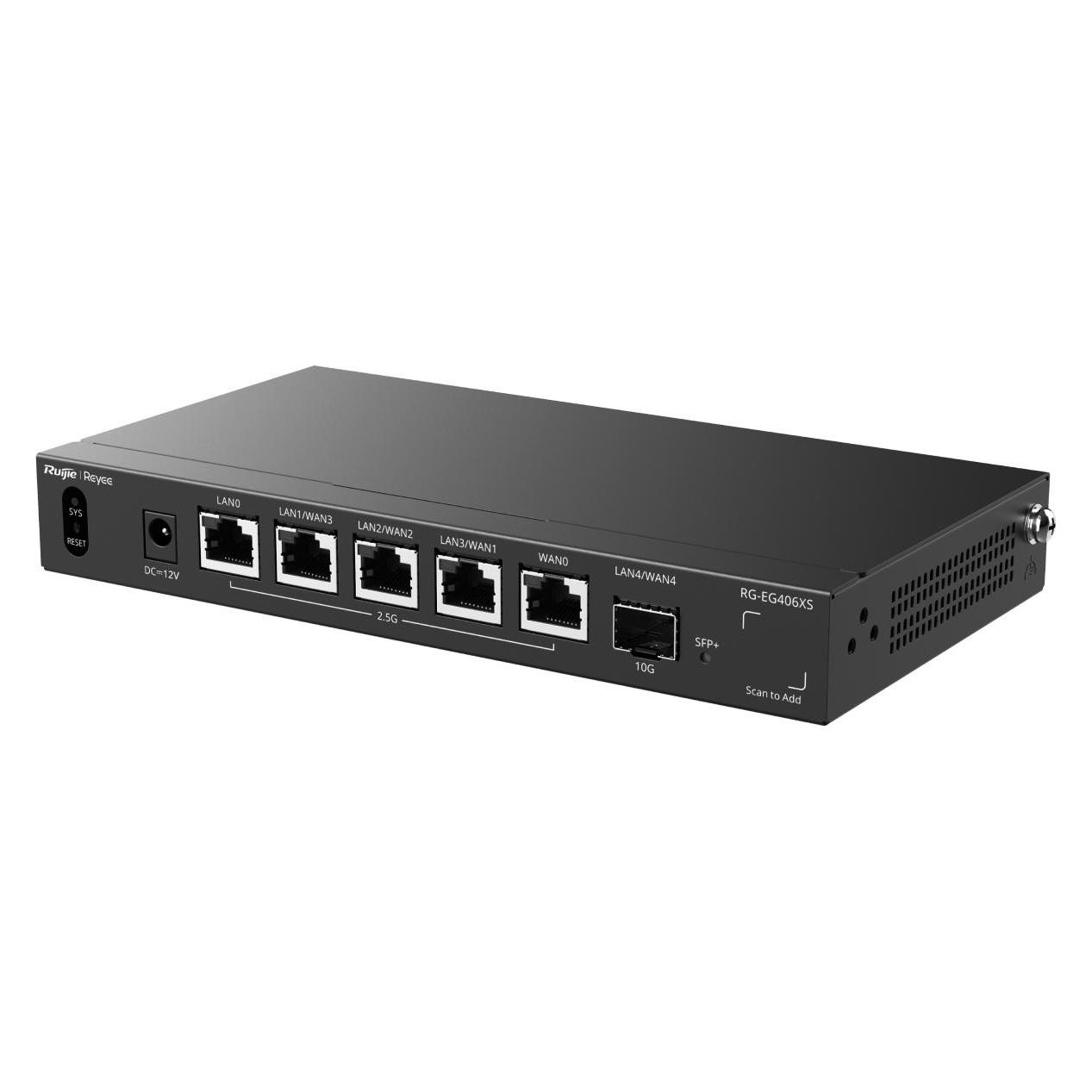 Ruijie RG-EG406XS 5-Port 2,5G Cloud-verwalteter Router (16285)